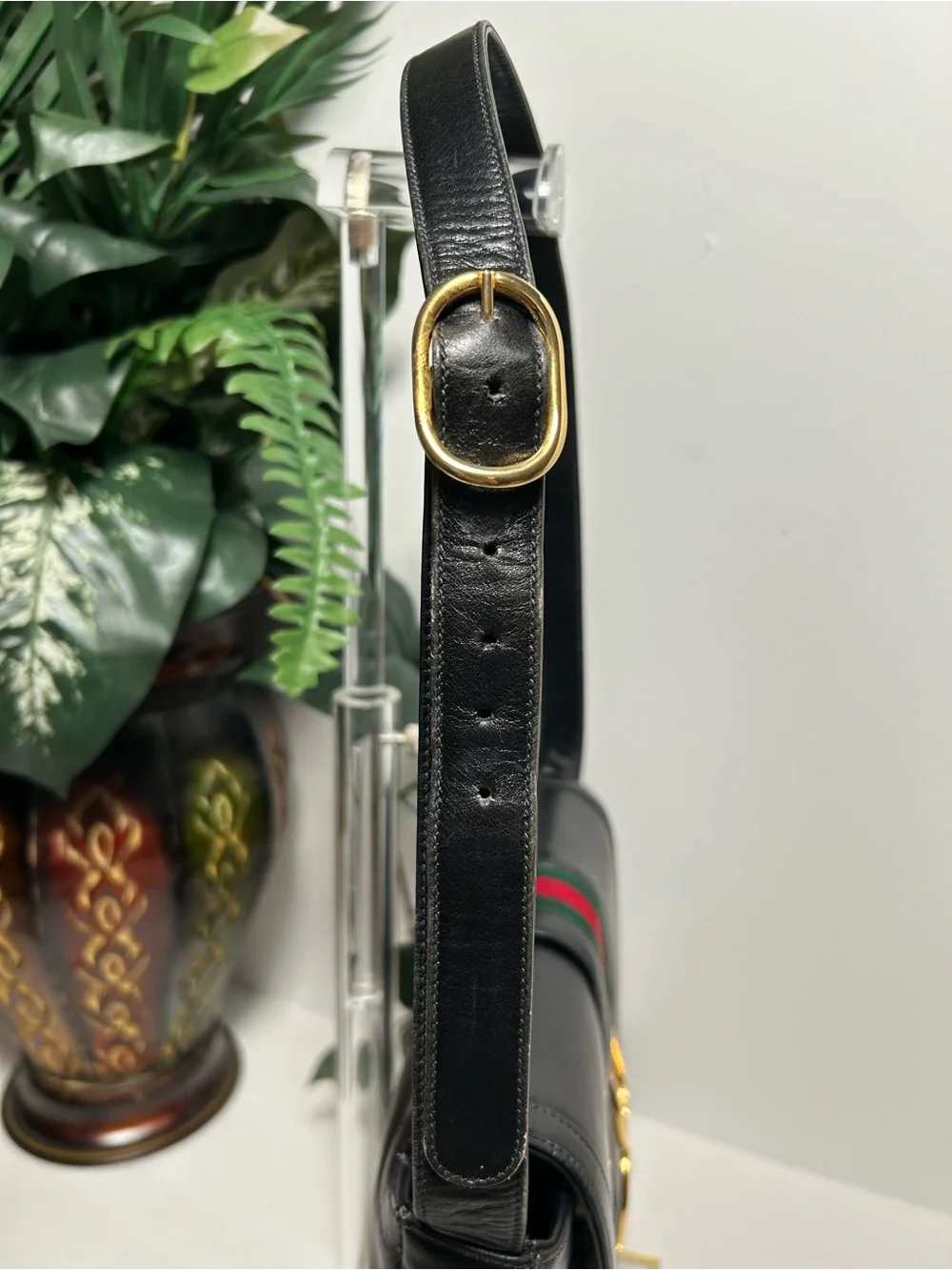 ✨ Vintage Gucci Equestrian Web Shoulder Bag ✨. WITH COA - Picture 8 of 16